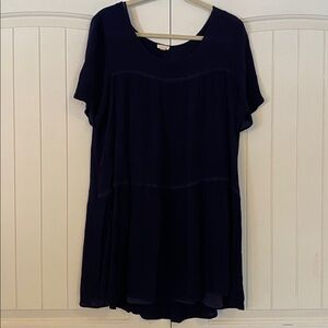 Wild Pearl Deep Blue Boho Dress